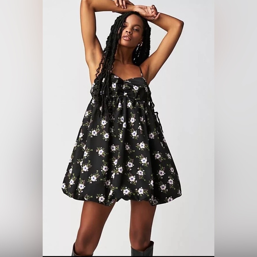 NWT Free People In A Bubble Mini Dress Sz Medium